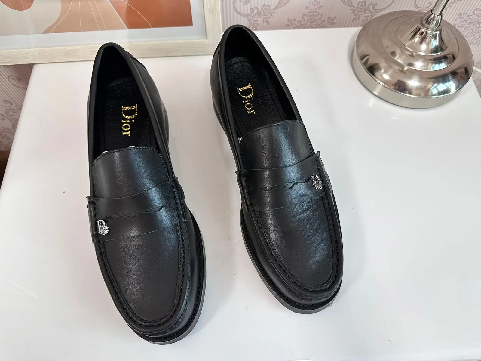 Dior Leather Loafers