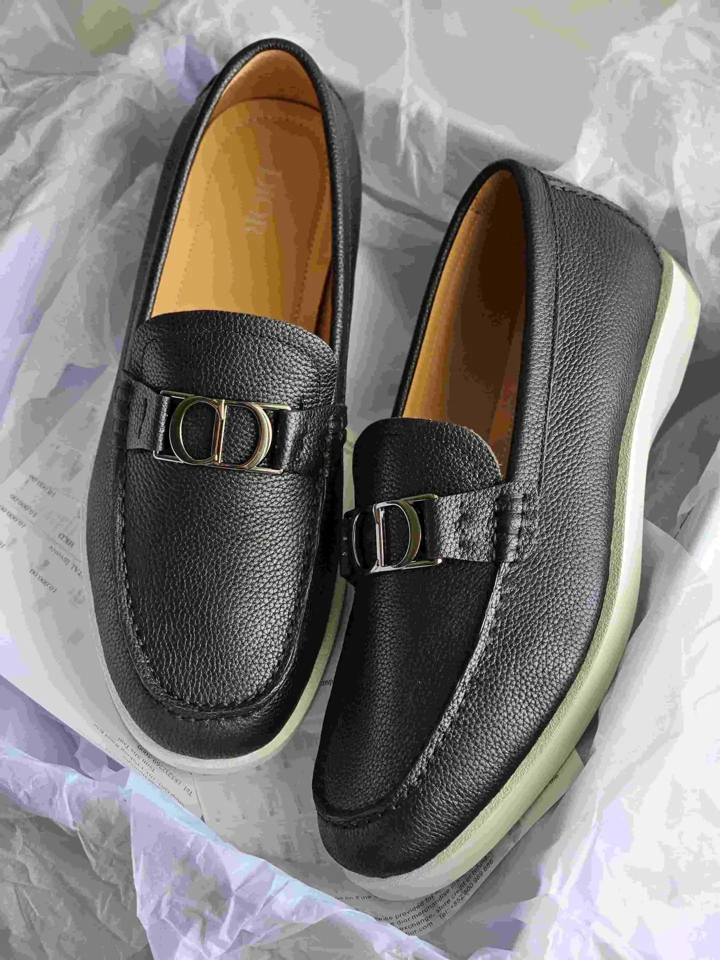 Dior Leather Loafers