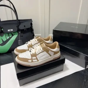 Amiri Skel Top Low Leather Sneakers