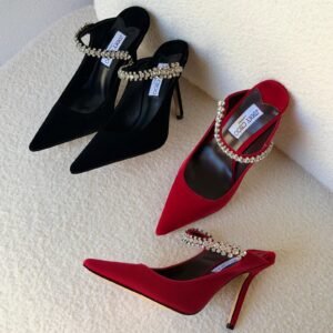 JIMMY CHOO Velvet Mules