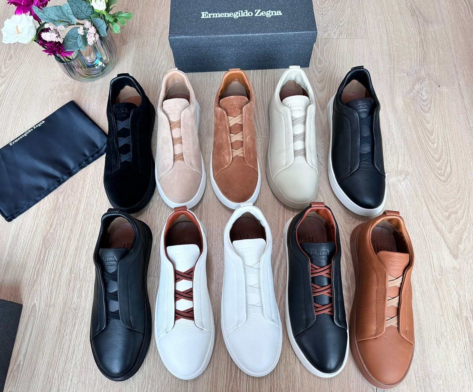 ZEGNA Triple Stitch Shoes
