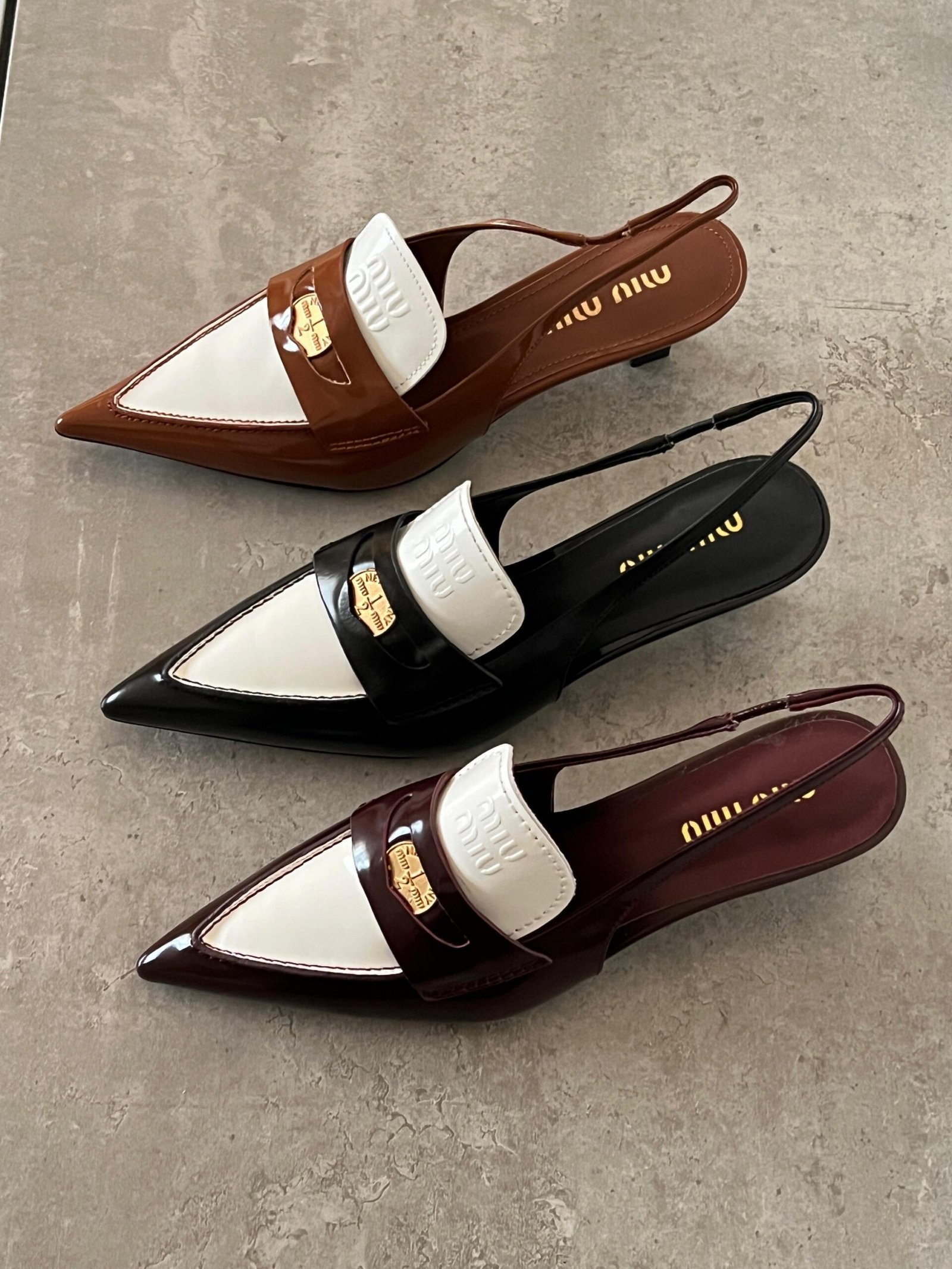 Miu Miu Slingback Kitten Heel