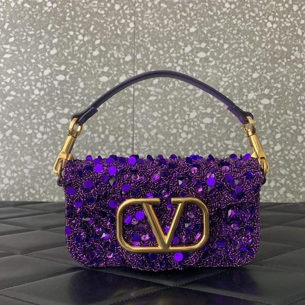 Valentino Shoulder Bag with 3D Embroidery – Luxury Designer Handbag | Super Master Quality