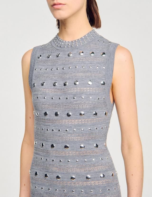 SANDRO Knit Maxi Dress - Image 3