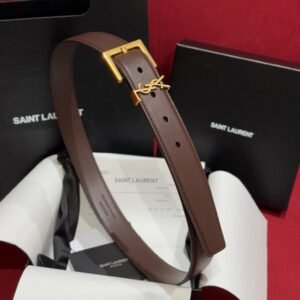 YSL Cassandre Slim Belt
