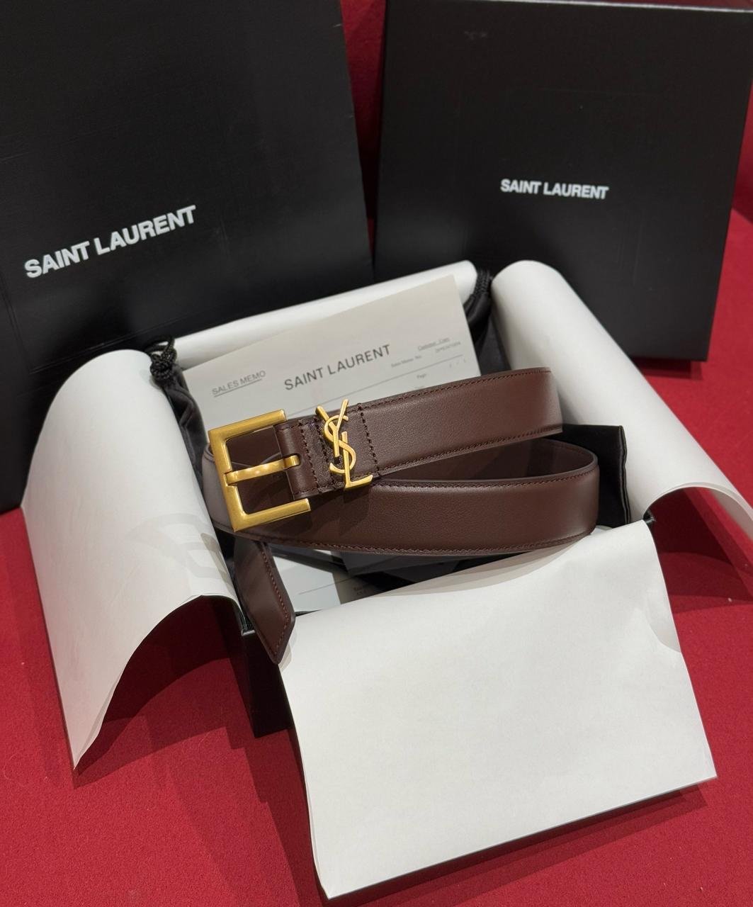YSL Cassandre Slim Belt - Image 2