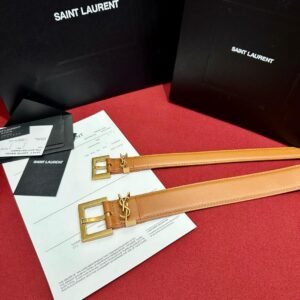 YSL Cassandre Slim Belt