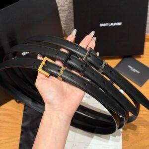 YSL Cassandre Slim Belt