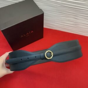 ALAIA Leather Corset Belt