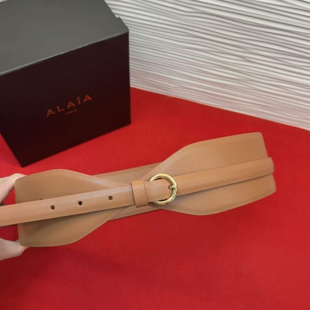 ALAIA Leather Corset Belt - Image 2