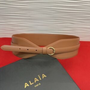ALAIA Leather Corset Belt