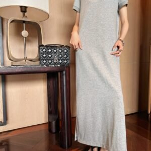 CHANEL Maxi T-Shirt Dress