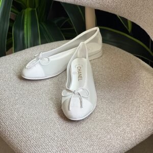 Chanel Cap Toe Ballerina Flats
