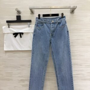 CHANEL straight-fit jeans