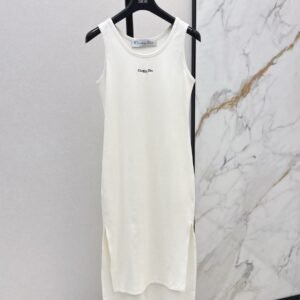 DIOR Ribbed-Knit Dress