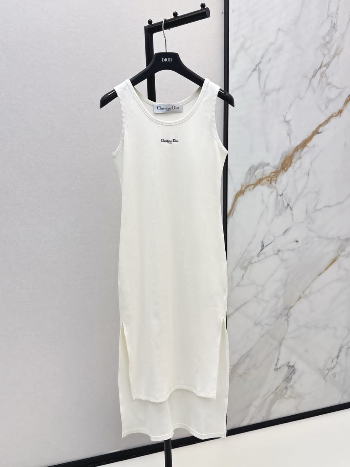 DIOR Ribbed-Knit Dress
