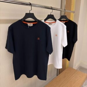 HERMES Short Sleeved Crewneck T-Shirt