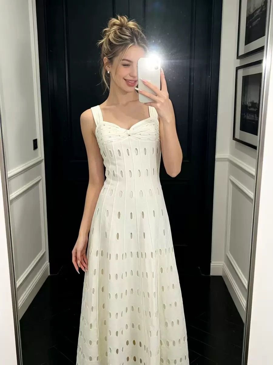 ALAIA Printed A-Line Dress - Image 2