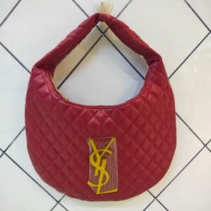 YSL Icare Hobo Leather Bag