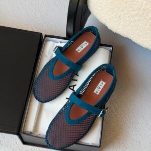 ALAIA Mesh Ballet Flats