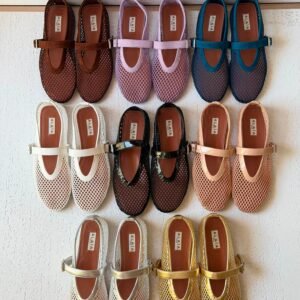 ALAIA Mesh Ballet Flats