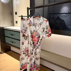 Dolce & Gabbana Bouquet-Print Vanity Twill Shirt