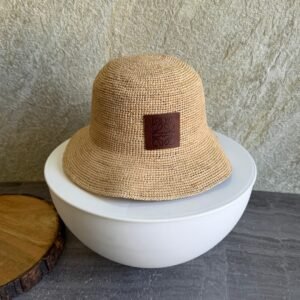 LOEWE Straw Bucket Hat