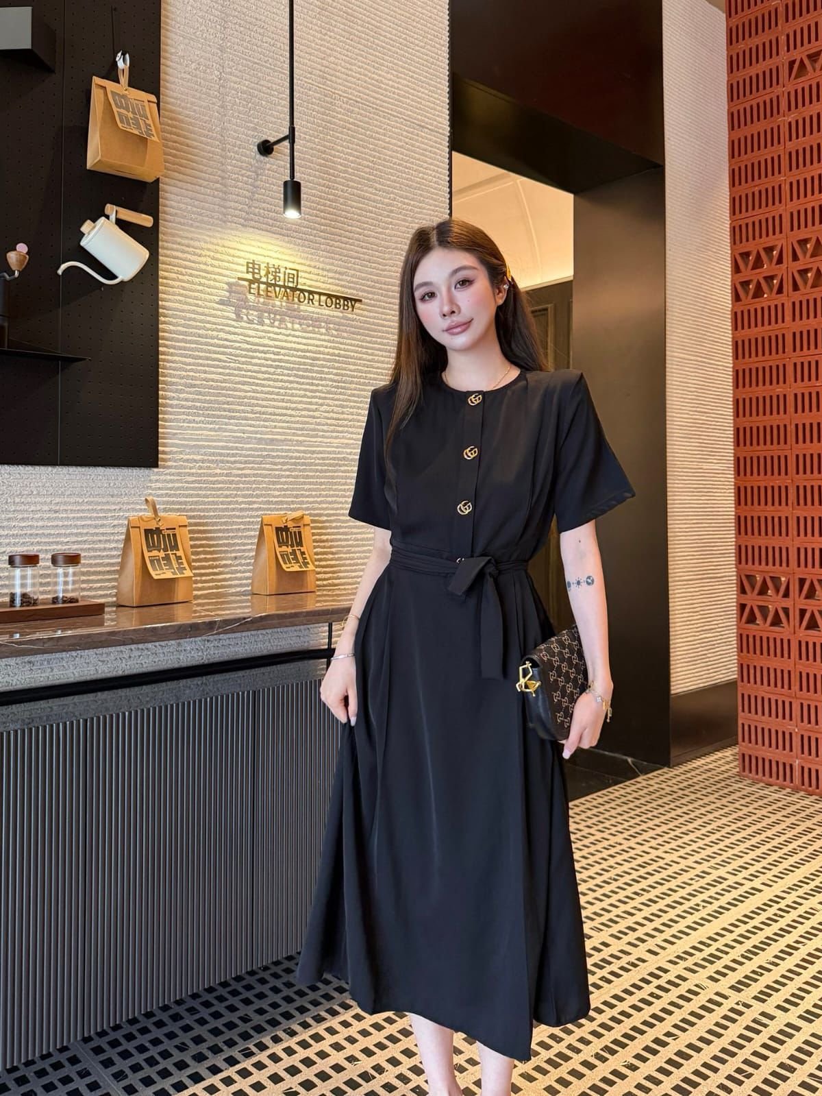 GUCCI Midi Shirt Dress - Image 3