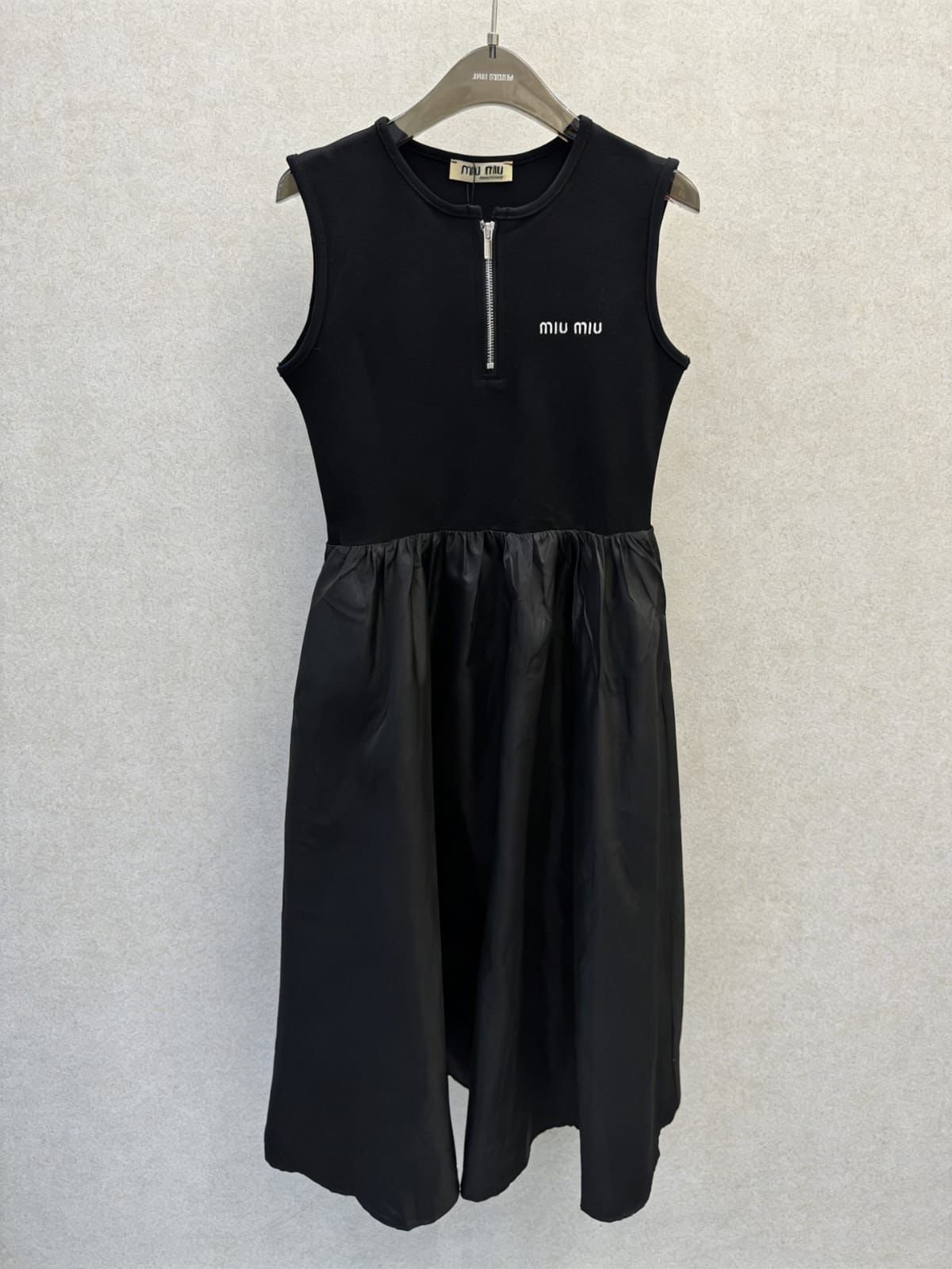 MIU MIU Poplin Midi Dress - Image 4
