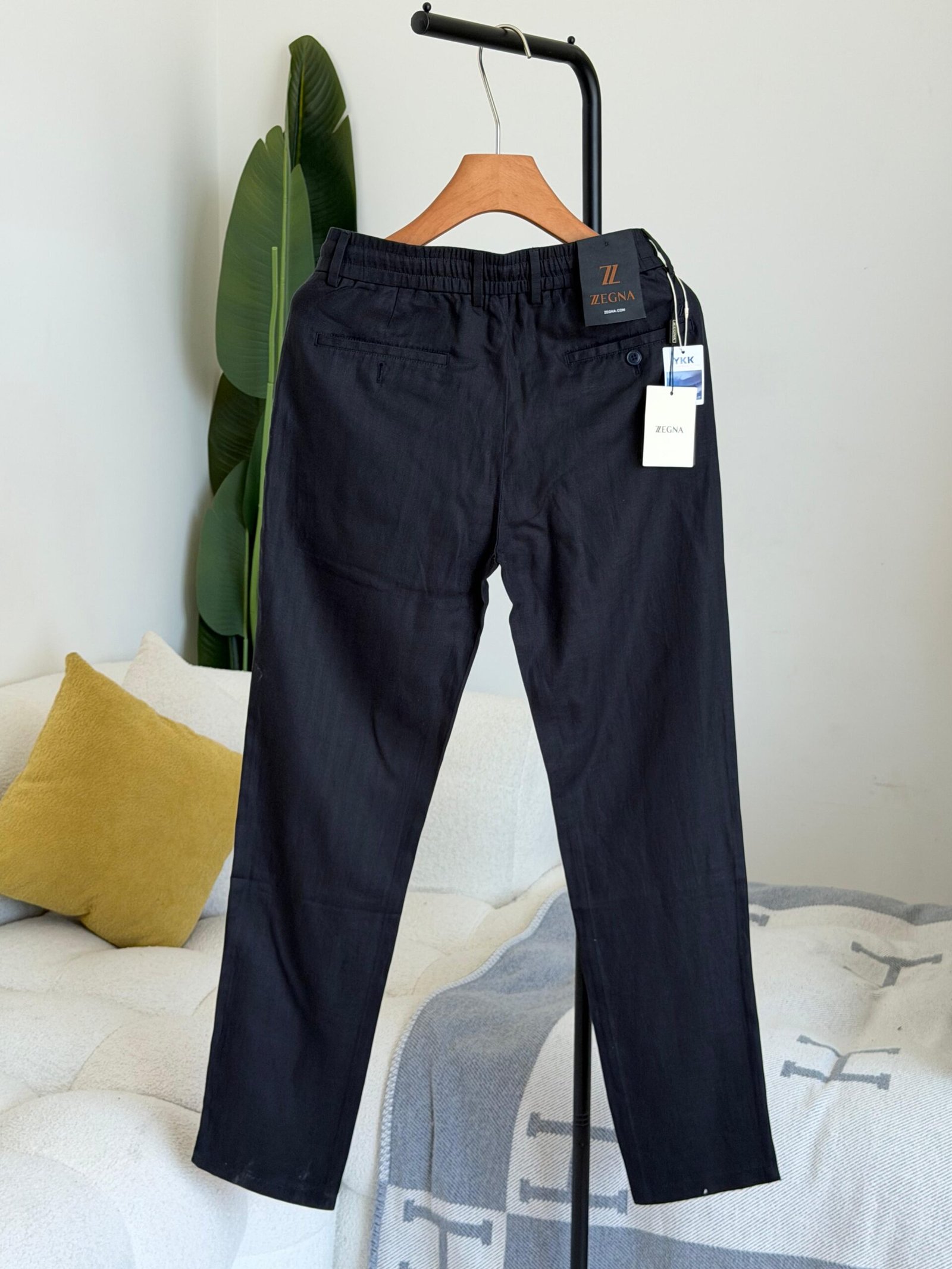 ZEGNA Linen Cotton Pants - Image 2