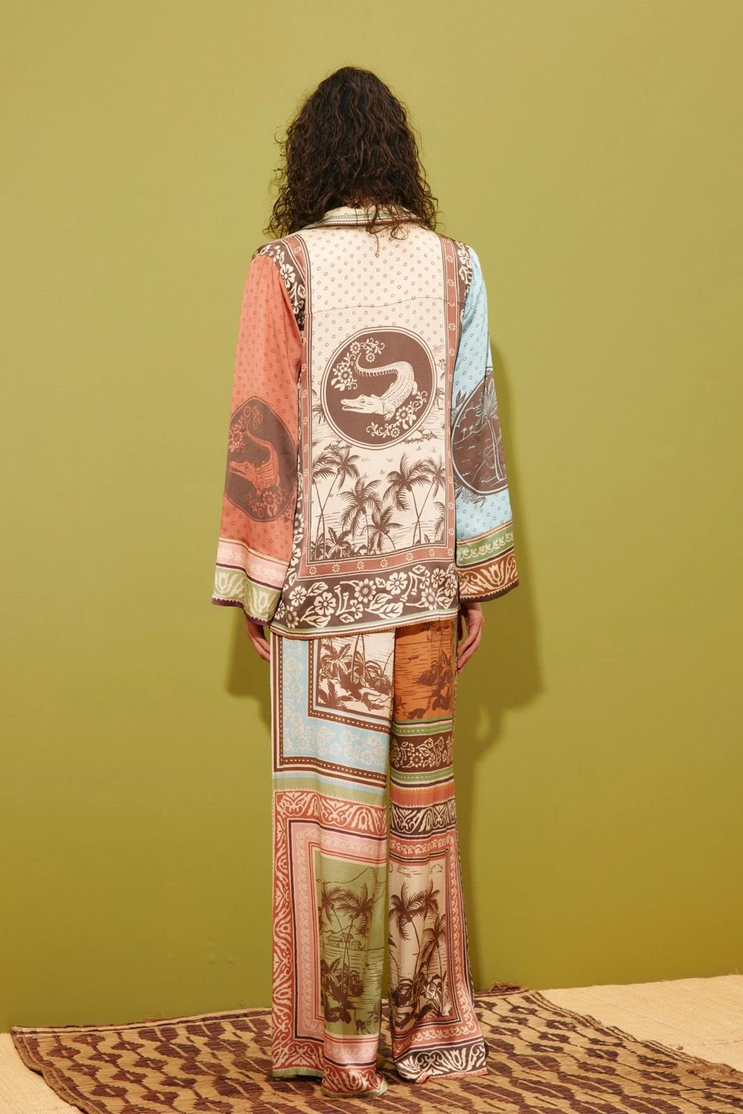 ALEMAIS Silk Shirt & Pant Set - Image 3