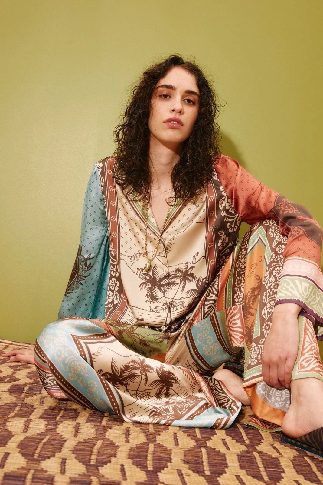 ALEMAIS Silk Shirt & Pant Set - Image 5