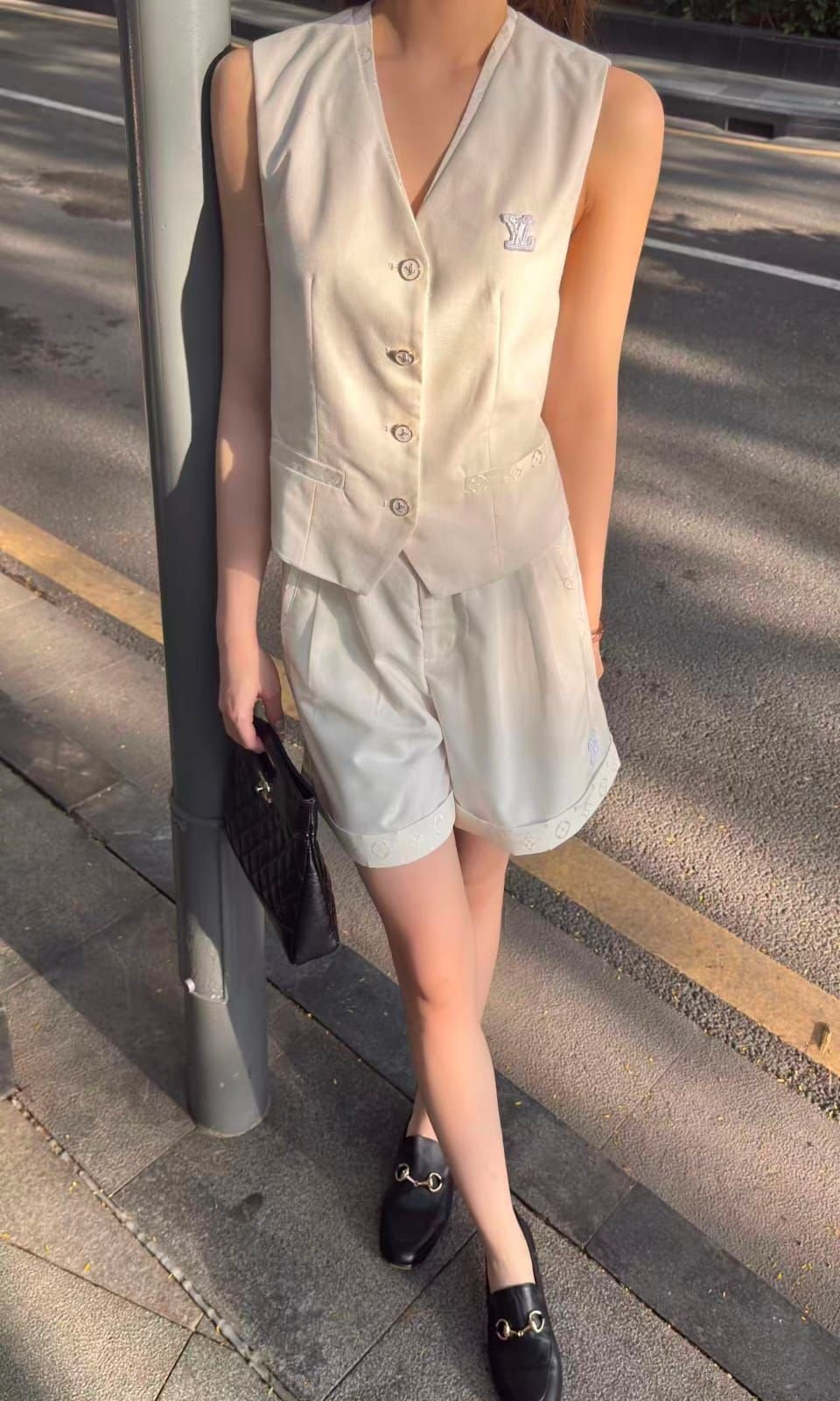 Louis Vuitton Linen Co-ord Set - Image 4