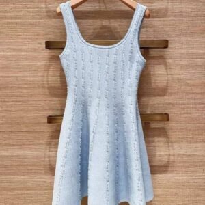 Sandro Beaded Knit Mini Dress