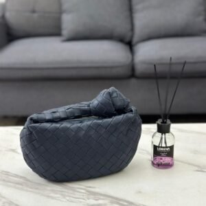 Buy Bottega Veneta Mini Jodie Navy Blue Intrecciato Bag