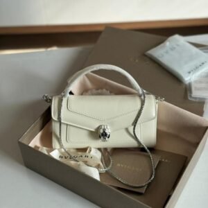 Buy Bvlgari White Calf leather Serpenti Forever Phone Case