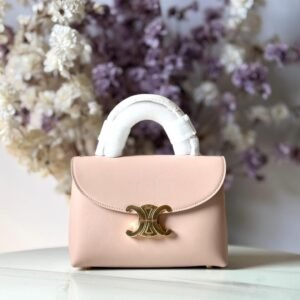 Buy Celine Teen Nino Bag Bleached Pink Calfskin | Dubai Luxury Items