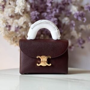 Buy Celine Teen Nino Bag Deep Burgundy Calfskin | Dubai Luxury Items