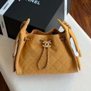 Buy Chanel 25 Small Hobo Bag Beige Suede Leather