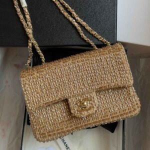 Buy Chanel Gold Sequin And Beaded Classic Flap Shoulder Bag
