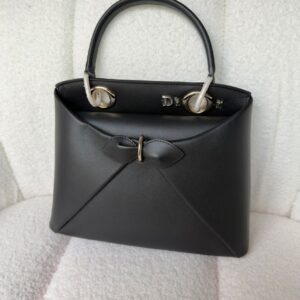Buy Dior Cigale Black Shiny Supple Calfskin Leather Bag | Dubai Luxury Items