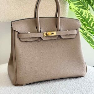 Buy Hermes Birkin 25CM Etoupe Grey Togo Leather Handbag