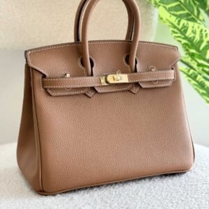Buy Hermes Birkin 25CM Gold Finish Togo Leather Handbag