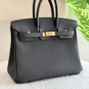Buy Hermes Birkin 25CM Noir Black Togo Leather Handbag