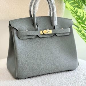 Buy Hermes Birkin 25CM Vert Amande Togo Leather Handbag