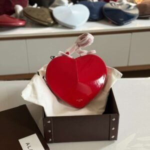 Buy Master Quality Alaia Le Coeur Bag Red Calfskin Leather