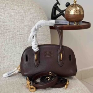Buy Miu Miu Aventure Bag Top-handle Briarwood Leather