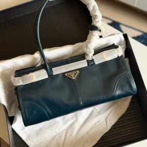 Buy Prada Shoulder Bag Bonnie Dark Blue Leather