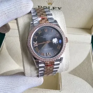 Rolex Datejust Stainless Steel and Rose Gold - Luxury Master Copy Dubai